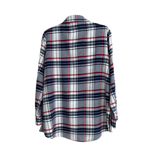 Concepts Sport Atlanta Braves Flannel Long Sleeve Button-Up Shirt - Picture 2 of 4